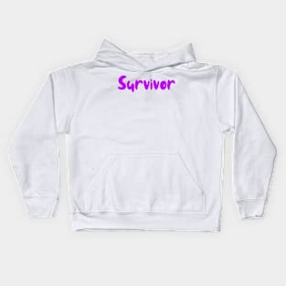 Survivor Funny Saying Fashion Kids Hoodie